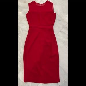 Marc New York red special occasion dress.